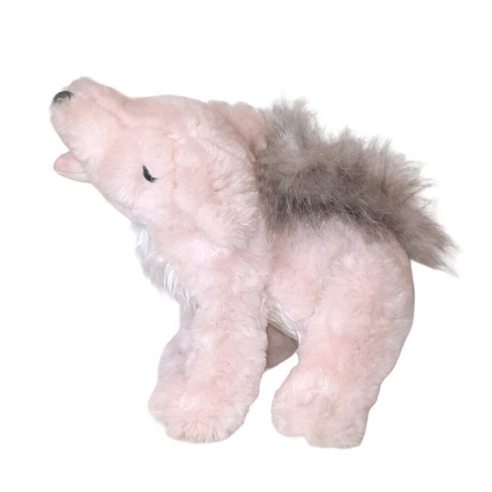 Pottery Barn Kids Junk Gypsy Pink Callie Mae Coyote Plush Stuffed Animal Toy 14"